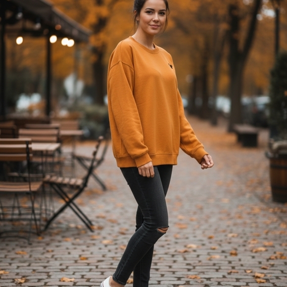 H&M Sweaters - H&M Women's Orange Sweater
